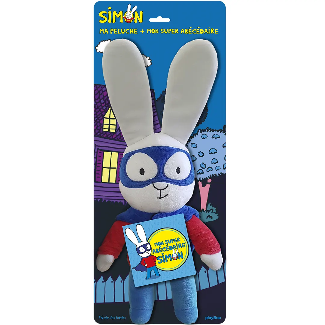 Simon Super Rabbit Plush with Abecedary - Simon