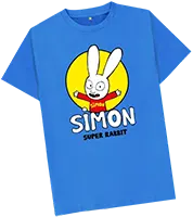 Peluche Lapin Simon BARRADO - 34 Cm - Peluche Douce Et Souple - Officielle - Cadeau Enfant